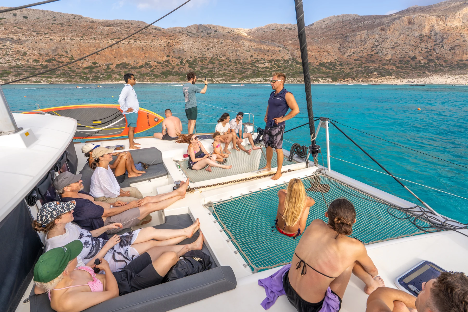 Semi-private catamaran cruise from Kissamos to Balos and Gramvousa