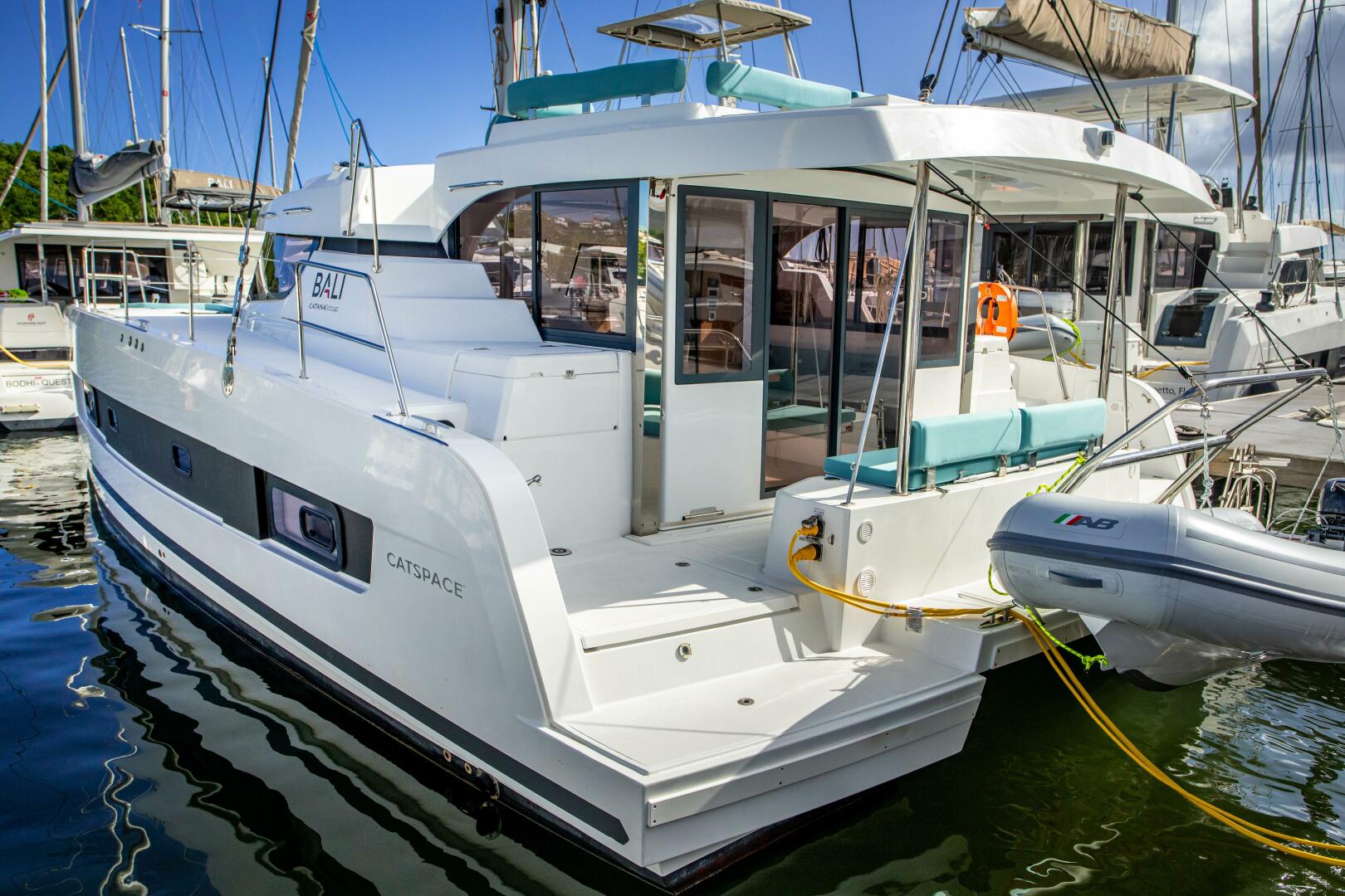 Morning catamaran cruise departing from Agios Nikolaos harbor
