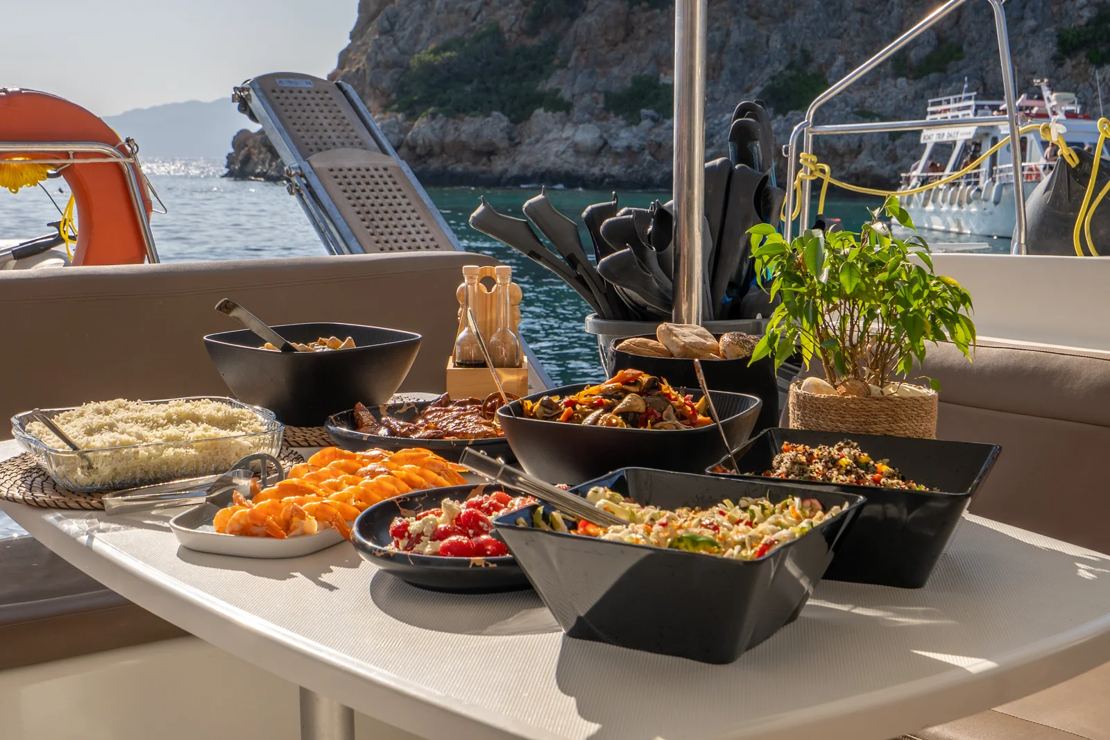 Fresh food on board