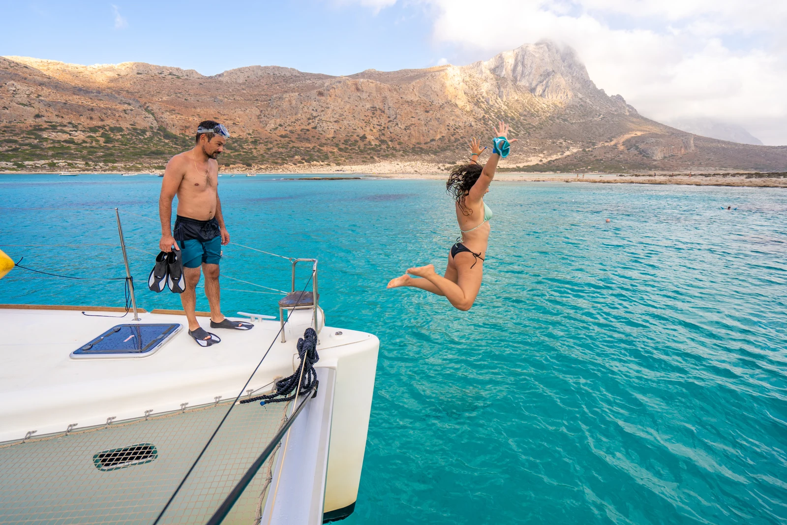 Semi-Private Luxury Catamaran Cruise from Kissamos to Balos and Gramvousa